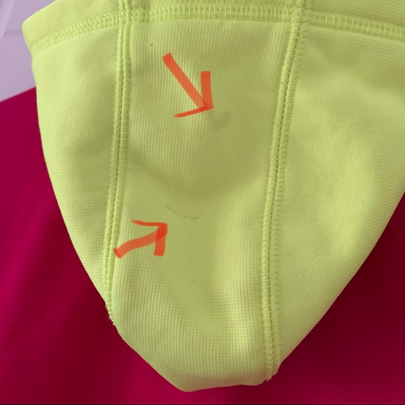 Nike - therma-fit pink and neon yelllow sweater - Picture 9 of 10